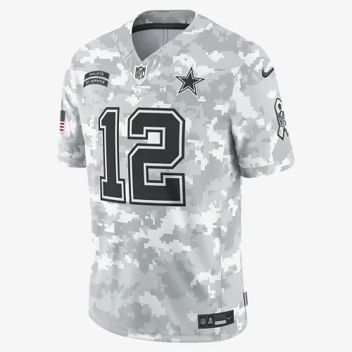 Roger Staubach Dallas Cowboys Salute to Service чоловічі Nike Dri-FIT NFL Limited Jersey колір білий