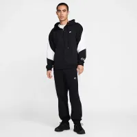 Nike Air мужские Full-Zip Fleece Толстовка с капюшоном цвет черный