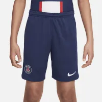 Paris Saint-Germain 2022/23 Stadium Home Big дитячі Nike Dri-FIT Soccer шорти блакитний