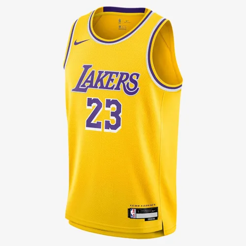 LeBron James Los Angeles Lakers 2023/24 Icon Edition Big дитячі Nike NBA Swingman Jersey Yellow