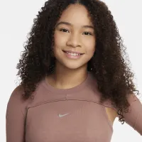 Nike Girls' Dri-FIT Long-Sleeve Top колір фіолетовий