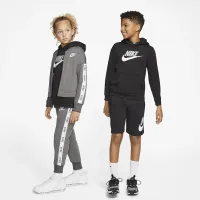 Nike Sportswear Club Fleece Big Kids’ Pullover Толстовка з капюшоном колір чорний