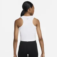 Nike One Fitted жіноча Dri-FIT Cropped Tank Top колір білий
