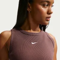 Nike Sportswear жіноча Tight Ribbed Tank Top колір фіолетовий