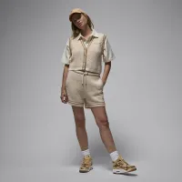 Nike Air Jordan женская Knit шорты цвет белый