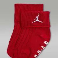 Nike Jordan Essentials Baby Ribbed Gripper носки (3 пары) цвет красный