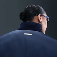 Nike Sportswear женская Therma-FIT Reversible Bomber Куртка (большие размеры) синий