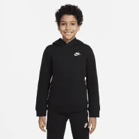 Nike Sportswear Club Big детские Pullover Толстовка с капюшоном цвет черный