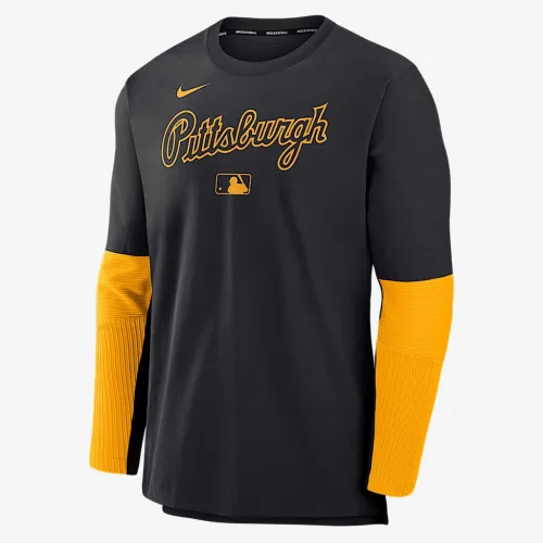 Pittsburgh Pirates Authentic Collection Player чоловічі Nike Dri-FIT MLB Pullover світшот колір чорний