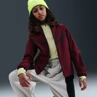 Nike Tech Big детские (для мальчиков) Woven Куртка цвет красный