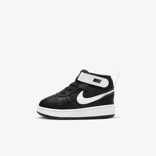 Nike Court Borough Mid 2 Baby/Toddler Кросівки колір чорний