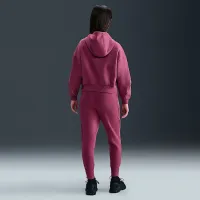 Nike Sportswear Club Fleece Big детские (Girls') Boxy Толстовка с капюшоном цвет фиолетовый