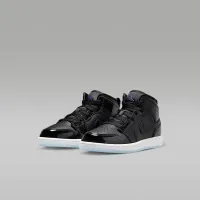 Nike Jordan 1 Mid SE Little дитячі Кросівки колір чорний