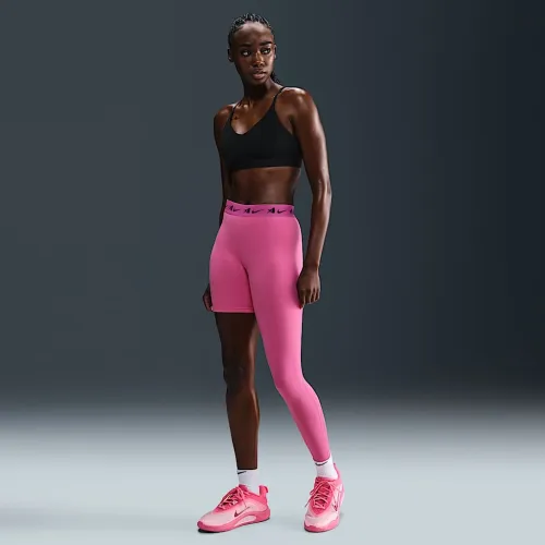 Nike A'ja Wilson жіноча A'symmetric Mid-Rise Single-Leg баскетбольні лосіни Pink