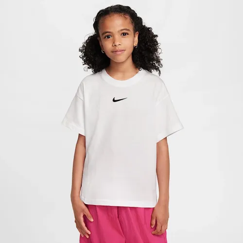 Nike Sportswear Essential Big детские (Girls') футболка цвет белый