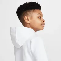 Nike Big дитячі волейбольні Pullover Толстовка з капюшоном колір білий