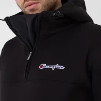 Кофта/футболка Champion Half-Zip Heavy Fleece Толстовка з капюшоном 217866-KK001 - Чорна