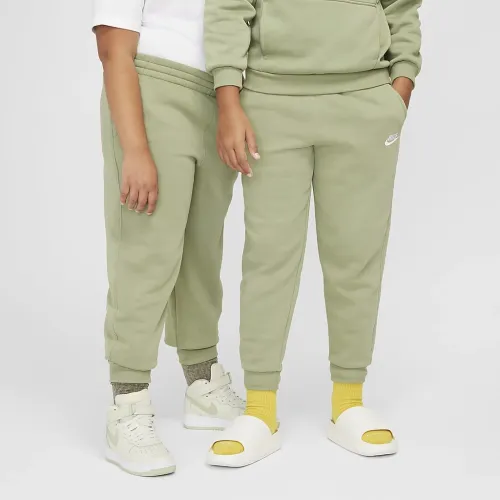 Nike Sportswear Club Fleece Big дитячі Joggers (Extended Size) колір зелений
