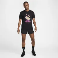 Nike мужские Dri-FIT Running футболка цвет черный