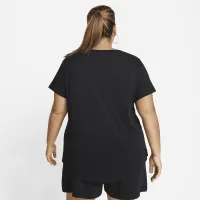 Nike Sportswear Club Essentials жіноча футболка (великі розміри) колір чорний