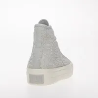 Кросівки Converse Chuck Taylor All Star Lift Platform Butterflies A07538C - Сірі