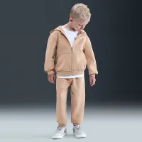 Nike Full-Zip Club набор Little Kids 2-Piece Толстовка с капюшоном набор цвет коричневый