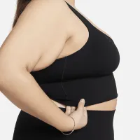 Nike Alate женская Light-Support Padded Sports Bra Tank Top (большие размеры) цвет черный