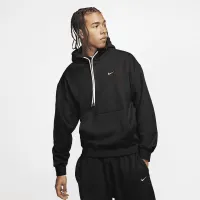 Nike Solo Swoosh чоловічі Fleece Толстовка з капюшоном колір чорний