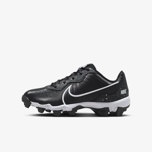 Nike Alpha Huarache 4 Keystone Little/Big дитячі бейсбольні бутси колір чорний