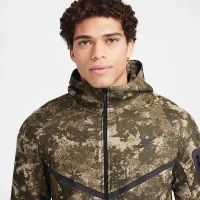 Nike Tech Windrunner чоловічі Fleece Full-Zip Толстовка з капюшоном колір коричневий