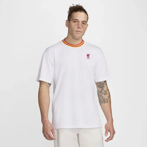 Liverpool FC Premium Essential мужские Nike Soccer футболка цвет белый