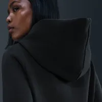 Nike Sportswear Phoenix Fleece женская Shrunken Толстовка с капюшоном цвет черный