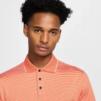 Nike Tour чоловічі Dri-FIT Striped для гольфу Polo Orange