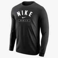 Nike для гольфа мужские Long-Sleeve футболка цвет черный