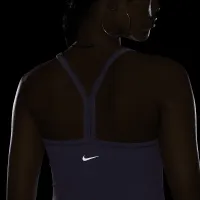 Nike One Fitted жіноча Dri-FIT Cropped Tank Top колір фіолетовий