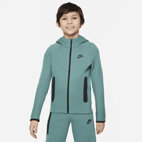 Nike Sportswear Tech Fleece Big дитячі (для хлопчиків) Full-Zip Толстовка з капюшоном колір зелений