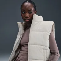 Nike Sportswear Classic Puffer женская Therma-FIT Loose Vest цвет серый
