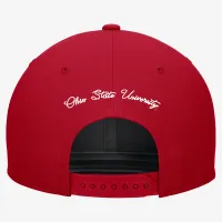 Ohio State Nike College Snapback Hat цвет красный