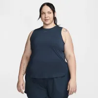 Nike One Classic жіноча Dri-FIT Tank Top (великі розміри) блакитний