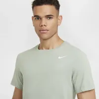 Nike Dri-FIT мужские Fitness футболка цвет зеленый