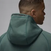 Nike Jordan Sport Hoop Fleece мужские Dri-FIT Full-Zip Толстовка с капюшоном цвет зеленый