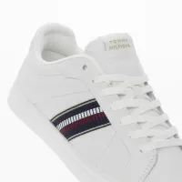 Кроссовки Tommy Hilfiger Icon Court Sneakers Stripes FW0FW08110-YBL - Белые