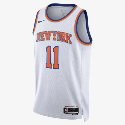 New York Knicks Association Edition 2022/23 мужские Nike Dri-FIT NBA Swingman Jersey цвет белый