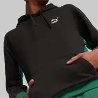 Кофта/футболка Puma Classics Block 53561956 - чорно-зелена