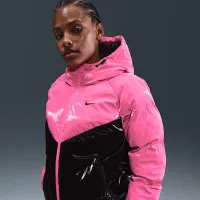 Nike Sportswear женская Therma-FIT Shine Puffer Pink