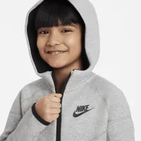 Nike Sportswear Tech Fleece Full-Zip комплект Little Kids 2-Piece Толстовка з капюшоном комплект колір сірий