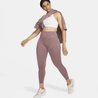 Nike Go женская Firm-Support С высокой Талией 7/8 лосины с карманамицвет фиолетовый