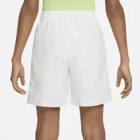 Nike Multi Big детские (для мальчиков) Dri-FIT тренировочные шорты цвет белый