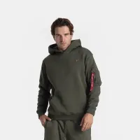 Кофта/футболка Alpha Industries 3D Small Logo 148337142 - зеленая