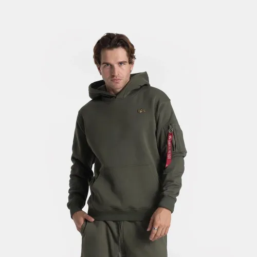 Кофта/футболка Alpha Industries 3D Small Logo 148337142 - зелена